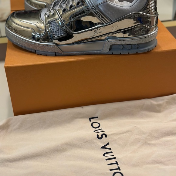 COPY - RARE Louis Vuitton Mirror Trainer Sneakers Size 11 - Picture 5 of 9